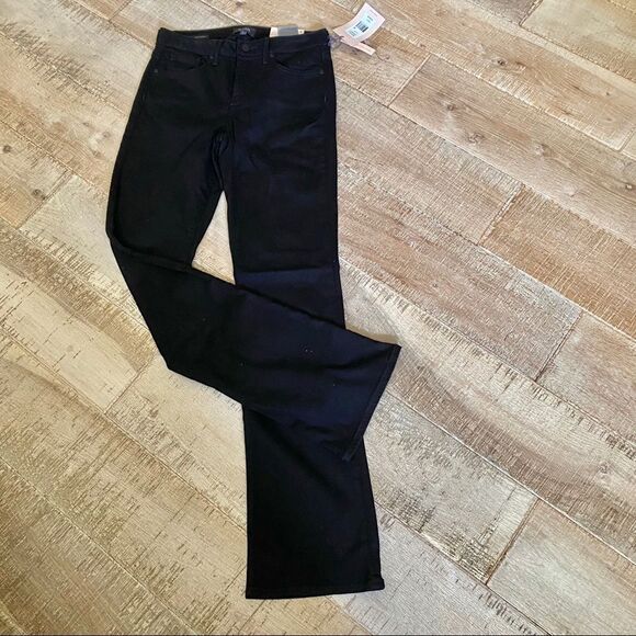 NWT! NYDJ black Barbara bootcut Jeans 0 - Picture 3 of 9